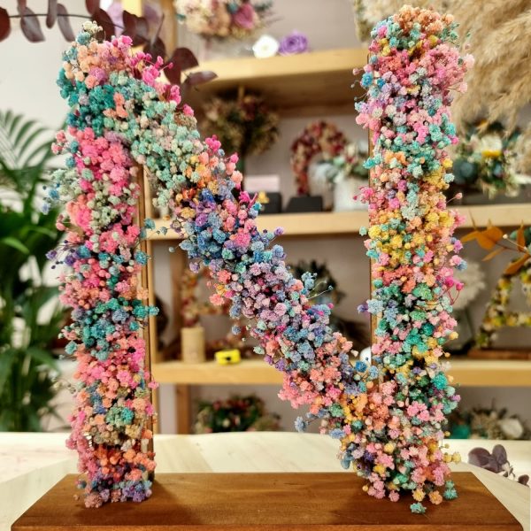 letra N flores